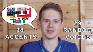 The English Language in 67 Accents amp Random Voices [upl. by Nibroc]