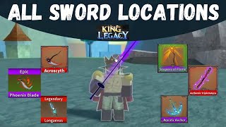 How to Get All Swords in King Legacy [upl. by Sidnak121]