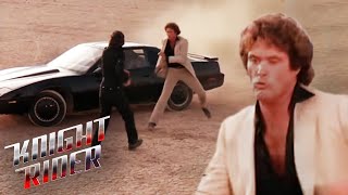 Michael amp KITT VS Garthe amp Goliath  Knight Rider [upl. by Cointon337]