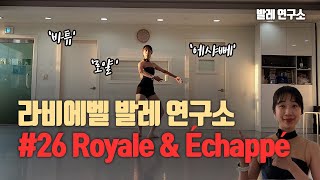 스물여섯번째 Battu amp Royale Changement de pied battu amp Echappe 에 대해 배워보아요 [upl. by Libnah]