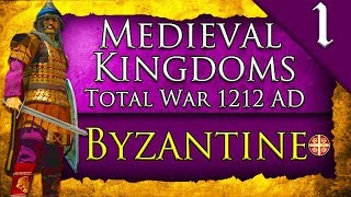 BYZANTINE 1212 AD Medieval Kingdoms Total War 1212 AD Byzantine Campaign Gameplay 1 [upl. by Eduard405]