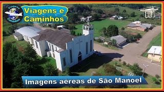 Imagens aéreas Drone – Vila São Manoel – Campestre da Serra  RS [upl. by Meggie]