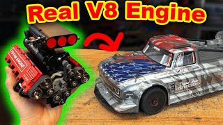 Can I put a REAL V8 ENGINE into a TOY CAR [upl. by Stevie]