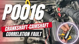 How to Test amp Fix P0016 Crankshaft  Camshaft Position Correlation Bank 1 Sensor A Bank 1  Intake [upl. by Delaryd]