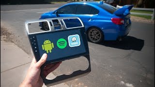 Awesome Subaru WRX amp STi Smart Headunit Radio Install Seicane [upl. by Aikemahs]