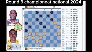 Nga Landry vs Eyock Simon round 3 Cameroon National championship [upl. by Bennett]