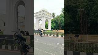 👑 Pondicherry 🚀viralvideo rider youtube 220f stunt king happiness [upl. by Eudo]