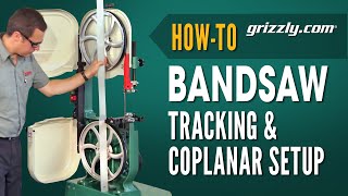 How To Bandsaw Tracking and Coplanar Setup and Adjustment [upl. by Litt]