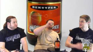 Dekuyper Peachtree Schnapps Liqueur Liquor Review [upl. by Lower660]