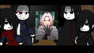 uchihas react a Sakura part2 GCNARUTOuchihas x Sakura [upl. by Oek]