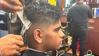 Skin Fade Tutorial Half off The Top Kids Haircut Tutorial [upl. by Behah299]