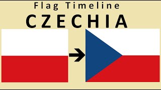 Flag of Czechia  Historical Evolution with the national anthem of Czechia quotKde domov můjquot [upl. by Onej962]