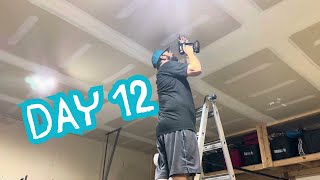 Install a Honeywell Shop Light and Weight Loss Update  Day 12 [upl. by Killarney930]