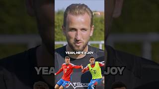 HARRY KANE names the BEST PLAYER in the WORLD 🧠 shorts soccer [upl. by Nitza936]