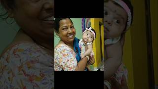 Annie 1st day at home 🏠 welcome by our family ☺️baby babygirl minivlog trending viralvideo [upl. by Yenmor343]