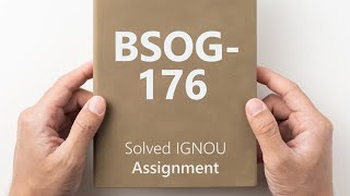 BSOG 176 solved assignment 202425  BSOG 176 solved assignment 2025  BSOG 176 assignment [upl. by Beetner971]