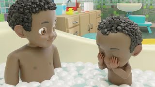 Bath Time  Marmar and Zay Nursery Rhymes and Kids Songs [upl. by Kaylil]