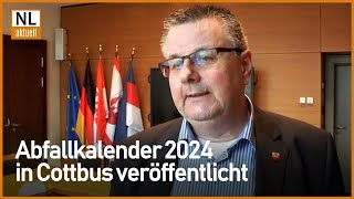 Cottbus  Neuer Abfallkalender 2024 veröffentlicht [upl. by Luap]