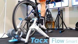 TACX Flow Smart Trainer  Unboxing Building Ride Review [upl. by Tiga]