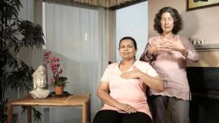 Manual Lymph Drainage MLD demonstrated on lymphedema patient [upl. by Ahsienad]