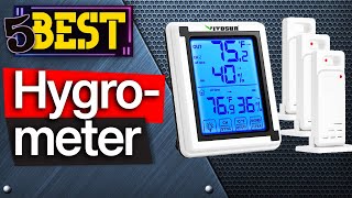 ✅ TOP 5 Best Hygrometers  2023 Buyers Guide [upl. by Ahsirkal]