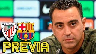 RUEDA PRENSA XAVI ATHLETIC CLUB v FC BARCELONA [upl. by Aelc]