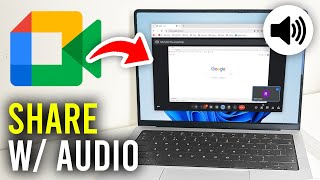 How To Share Screen In Google Meet With Audio  Full Guide [upl. by Kurtz]