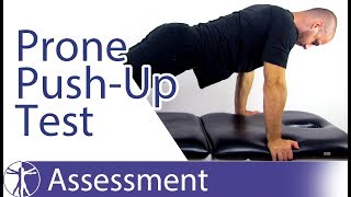 Prone PushUp Test  Posterolateral Rotatory Instability of the Elbow [upl. by Dnomrej247]