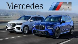 2024 BMW X7 vs Mercedes GLS Review  150000 Luxury SUV Battle [upl. by Durarte786]