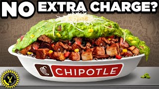 Food Theory How to Get More Food at Chipotle… for FREE [upl. by Lleuqar525]