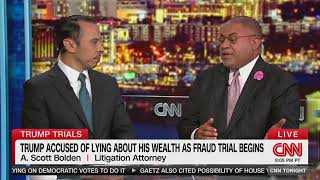 A Scott Bolden discusses Trumps NY fraud trial on CNN Tonight [upl. by Dunkin]