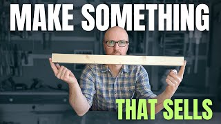 Beginner Woodworking Project that Sells  ONE BOARD BUILD [upl. by Eiramana]