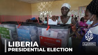 Liberia’s Weah and rival Boakai meet again in presidential runoff [upl. by Monney994]