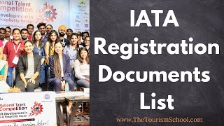 IATA Registration Documents  How to start travel agency  All about IATA  IATA Recognition Process [upl. by Harraf719]