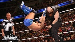 Erick Rowan vs Tyson Kidd WWE Superstars January 1 2015 [upl. by Sirkin]