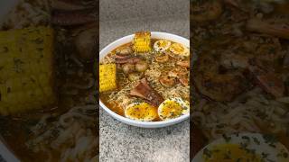 Egg Boil Ramen Noodles Recipe easyrecipe quickrecipes dinnerideas food eggboil ramen shrimp [upl. by Hpotsirhc461]