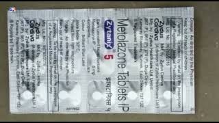 Zytanix 5 Tablet  Metolazone 5mg Tablets Ip uses  Zytanix 5mg Tablet uses side effects benefits [upl. by Joseito]