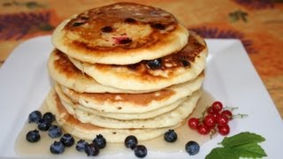 PALAČINKY RECEPT S JAVOROVÝM SIRUPEM KANADSKÝ PANCAKES [upl. by Gemini]