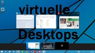 virtuelle Desktops bei Windows 10 nutzen [upl. by Olimreh]