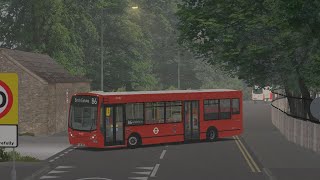 OMSI 2 Bowdenham  B6 Birch Estate to Barton Lido and Back  London Citybus Enviro 200 YY64RGH [upl. by Leviralc]