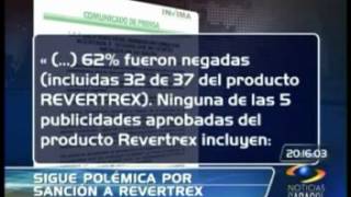 Sigue polémica por sanción a Revertrex Canal Caracol martes 27 de marzo de 2012 [upl. by Edahsalof]