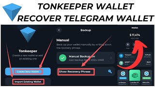 Ton Keeper Wallet  Import Telegram Wallet  Send Receive Ton And Token  NotCoin  AFY Info [upl. by Eniad]