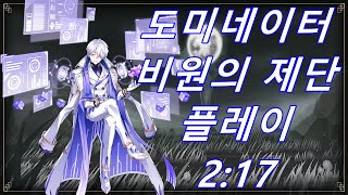 Elsword KR 도미네이터 비원의 제단 솔딜 플레이 217 Dominator 155 Solo Dealing 217 [upl. by Enyawd]