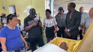 Funeral of 71 year old Pastor Edward Warrington aka Kiking of Petite SoufriereCastle Bruce [upl. by Ivo]