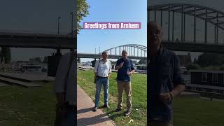 FILMING NOW IN ARNHEM WW2 Walking The Ground With Al Murray  James Holland history worldwar2 [upl. by Frohman175]