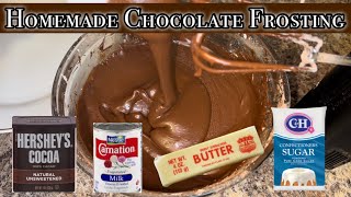 Homemade Chocolate Frosting [upl. by Fidelas]