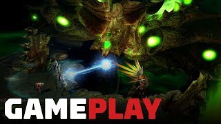 Diablo 3  5 Minutes of Multiplayer Gameplay on Switch [upl. by Bonilla888]