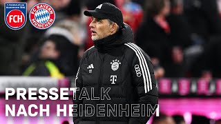 Pressetalk nach FC Heidenheim  FC Bayern  🇩🇪 [upl. by Naesal]