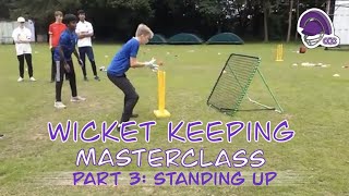 Wicket Keeping Masterclass Part 3 Standing Up [upl. by Walling]