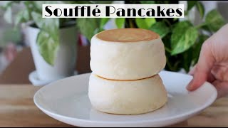 Fluffy Japanese Souffle Pancakes Recipe  Extended version with tutorial [upl. by Lorette]